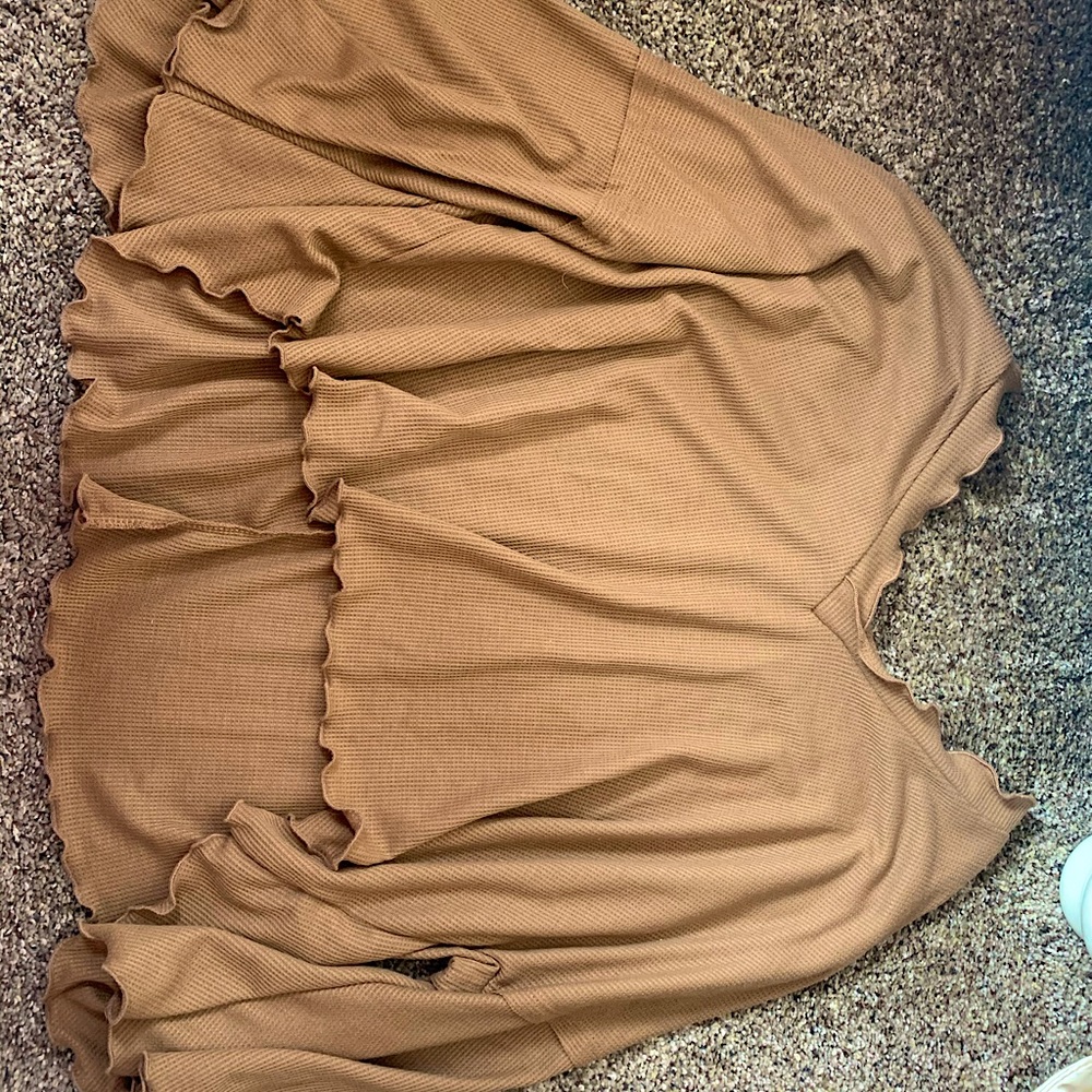 Altard State Cropped Ruffled Top